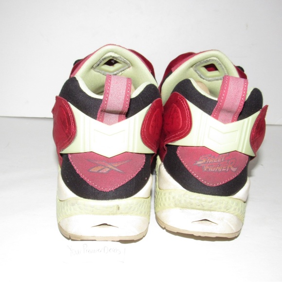 Reebok Street Fighter Instapump Fury 95 GZ9541 ZANGIEF Red Mens Size 13 Rare - Picture 4 of 9